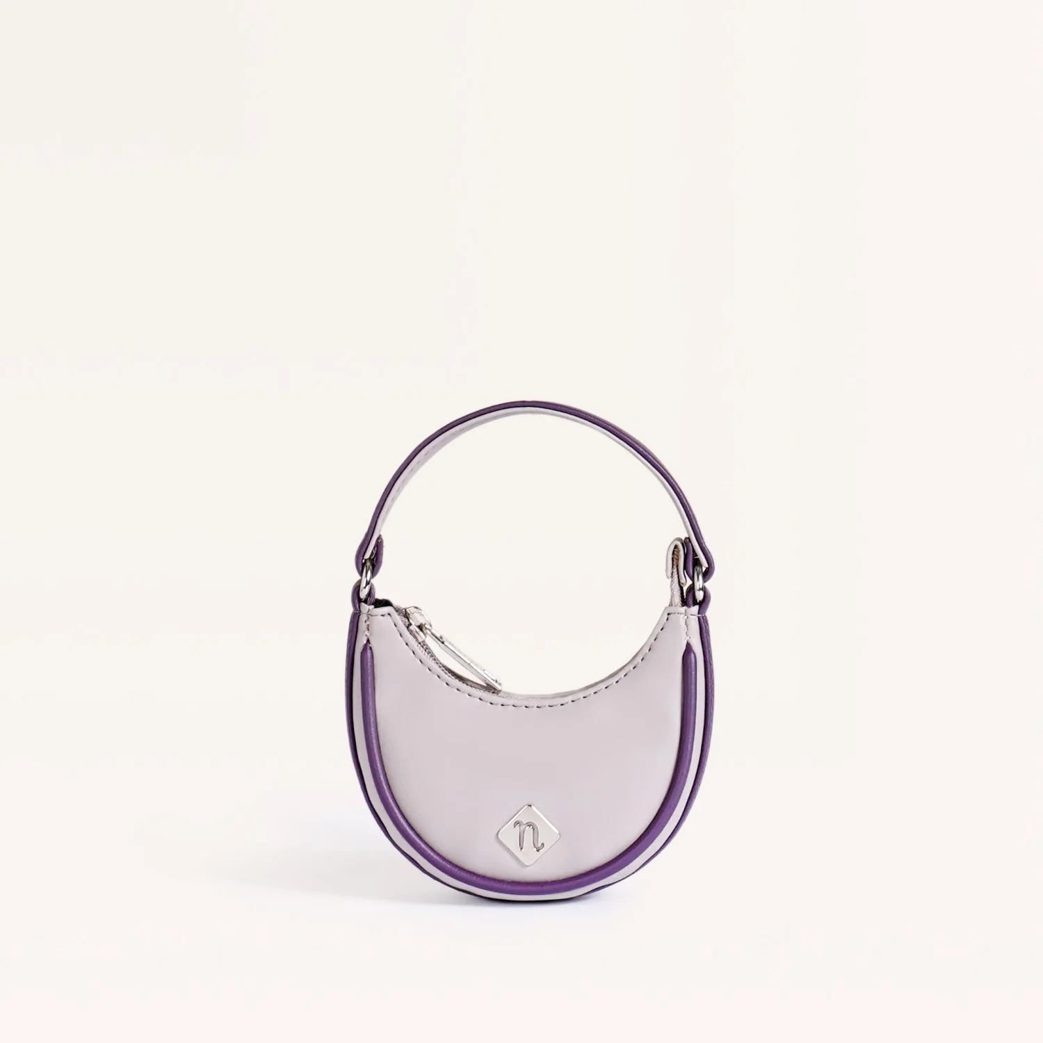 Mini Bag Half Moon Grey