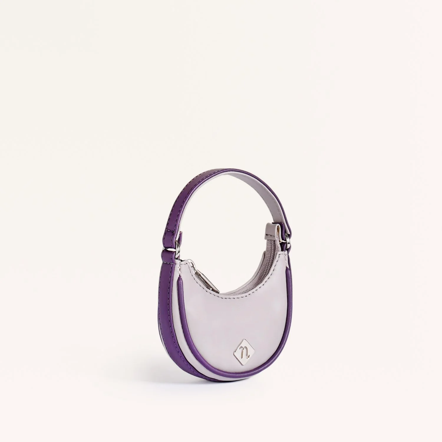 Mini Bag Half Moon Grey - Image 6