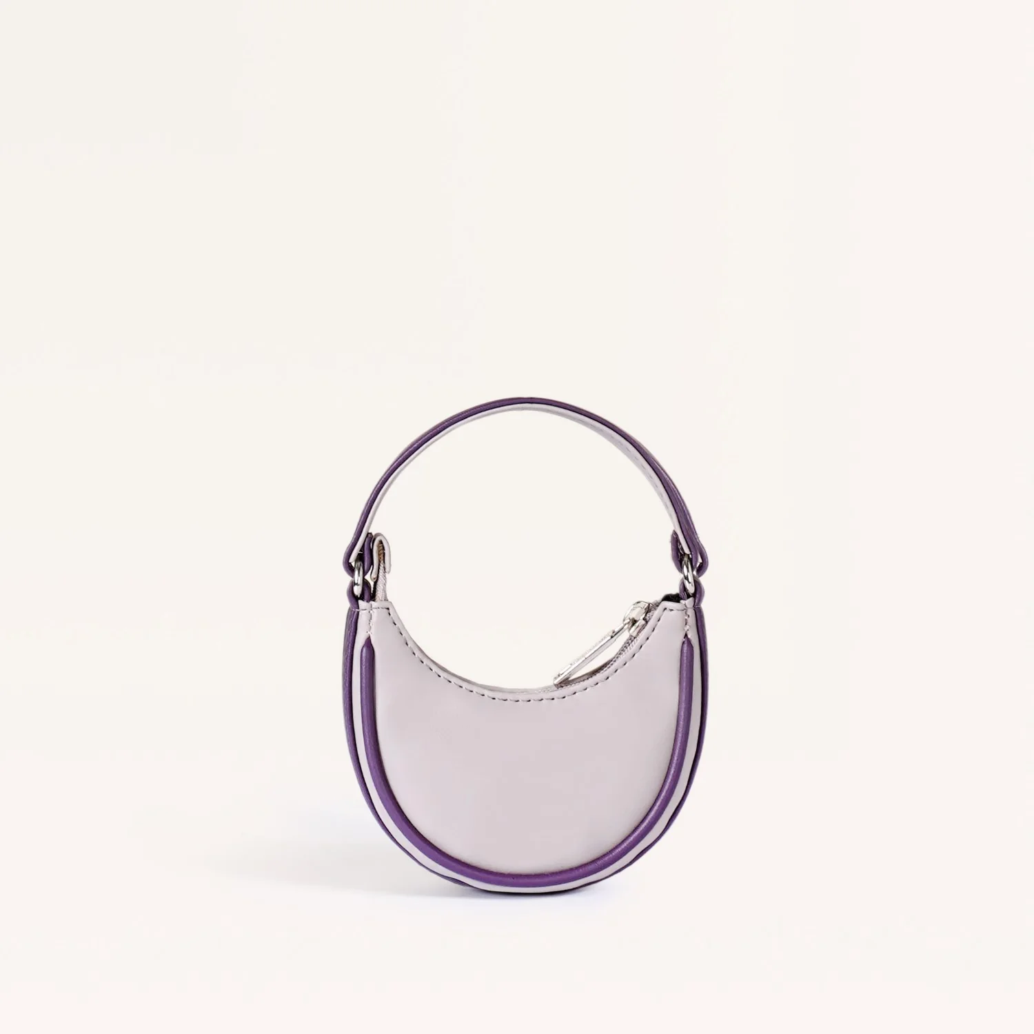 Mini Bag Half Moon Grey - Image 9