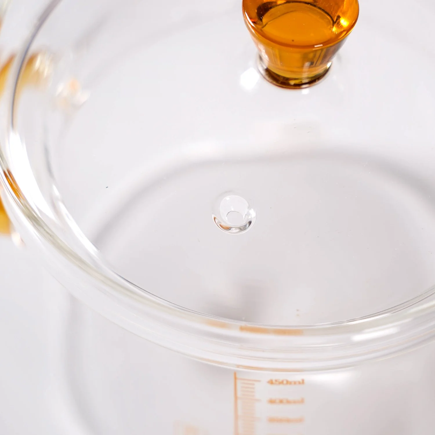 Mini Borosilicate Glass Pot With Lid 450ml - Image 7