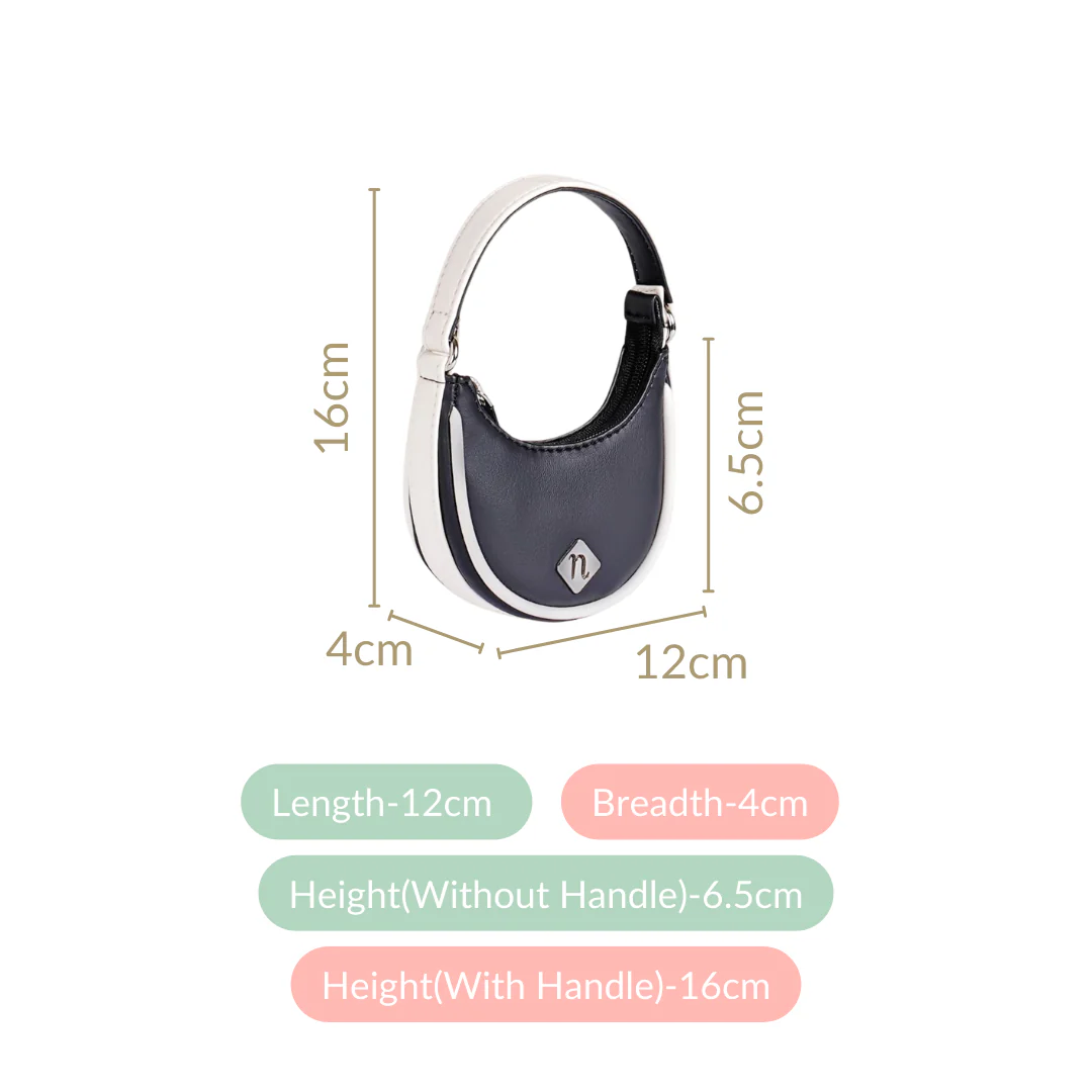 Mini Crescent Bag Black - Image 4