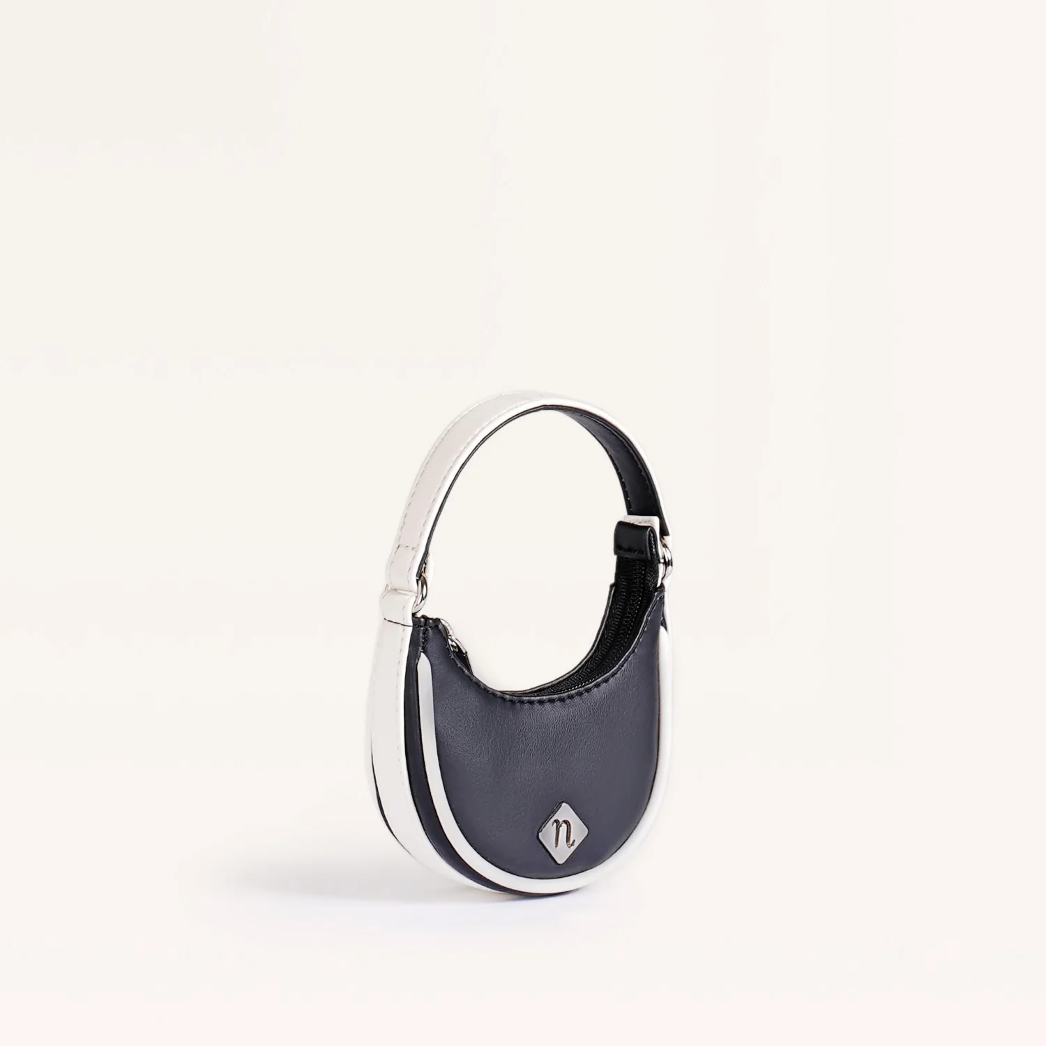 Mini Crescent Bag Black - Image 6