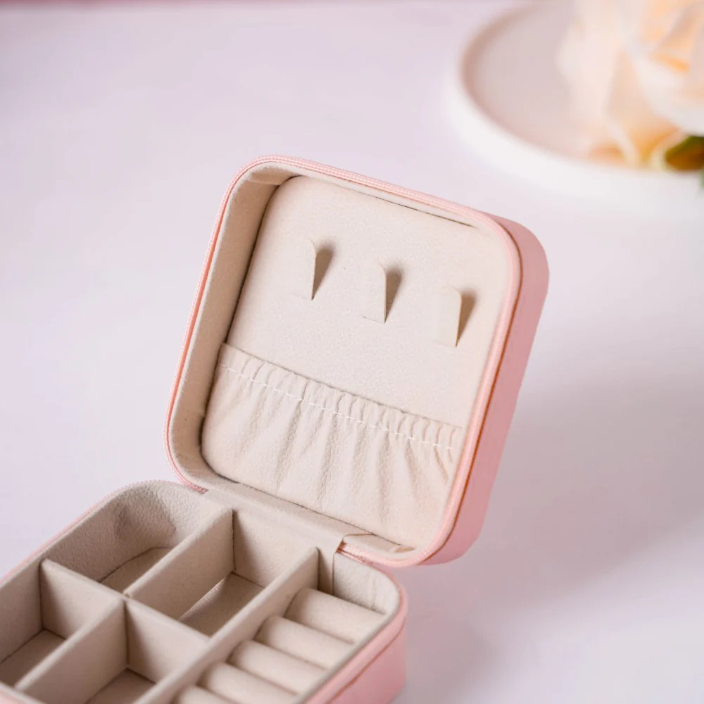 Mini Jewellery Storage Box Pink - Image 8