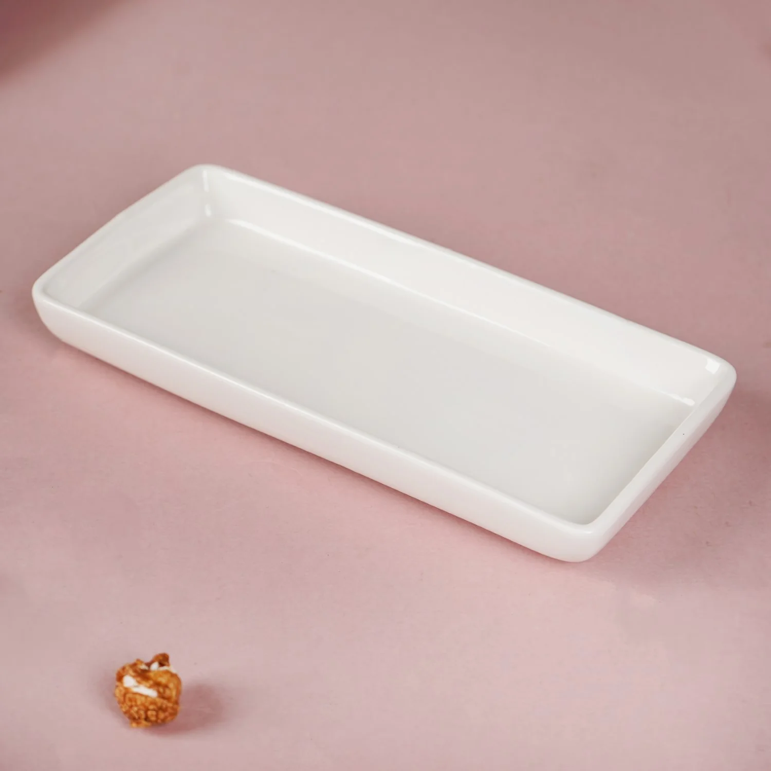 Mini White Fondue Set With Plate - Image 10