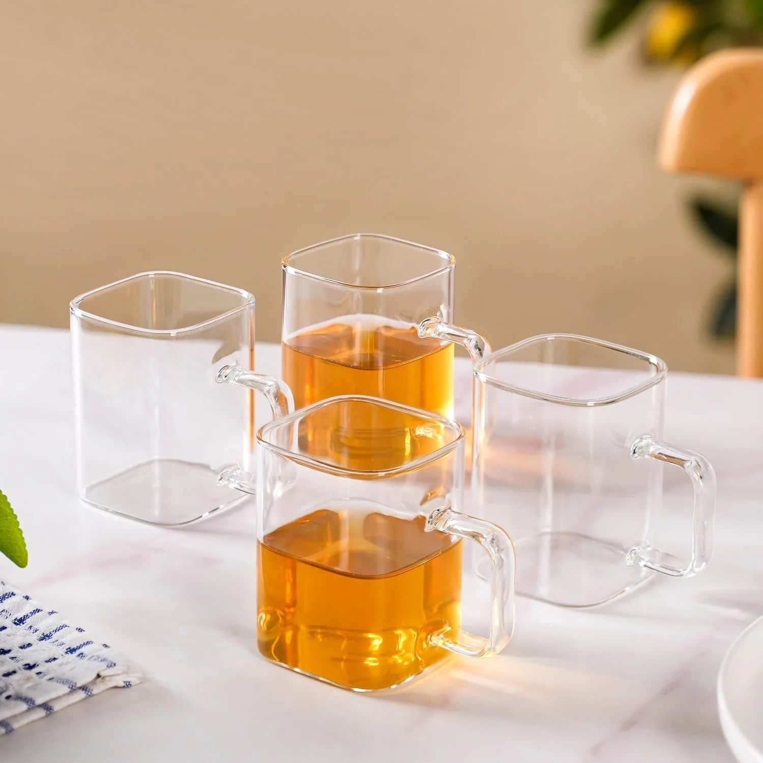 Minimalist Glass Cups Set Of 4 250ml - Image 7