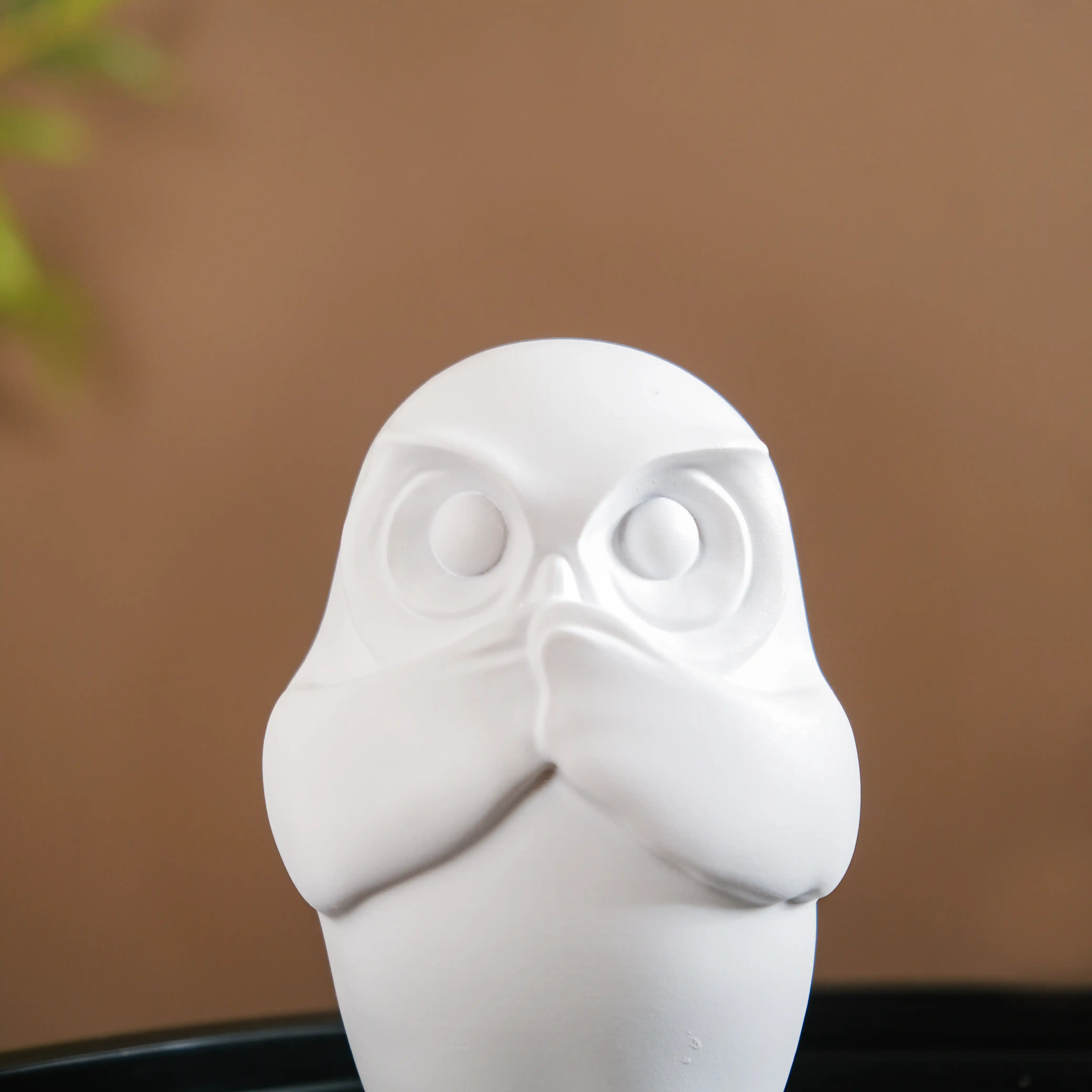 Minimalist Wise Owls Showpiece White Set Of 3 - Image 8