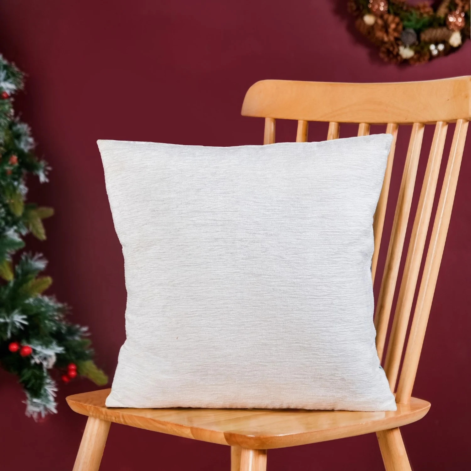 Misty Pine Forest Couch Cushion Cover 40x40cm - Image 7