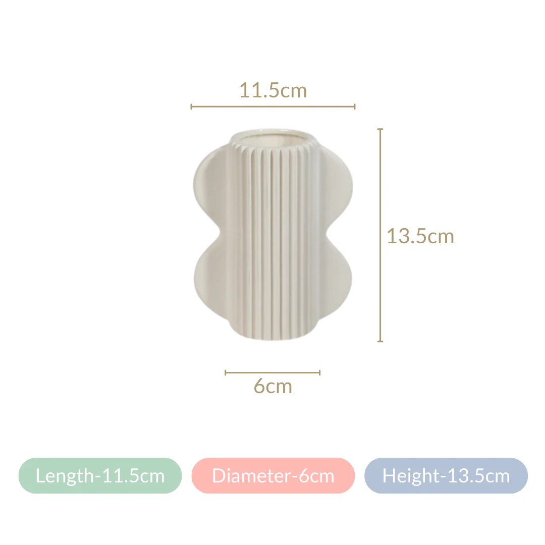 Mod Ceramic Vase With Ears - Image 13