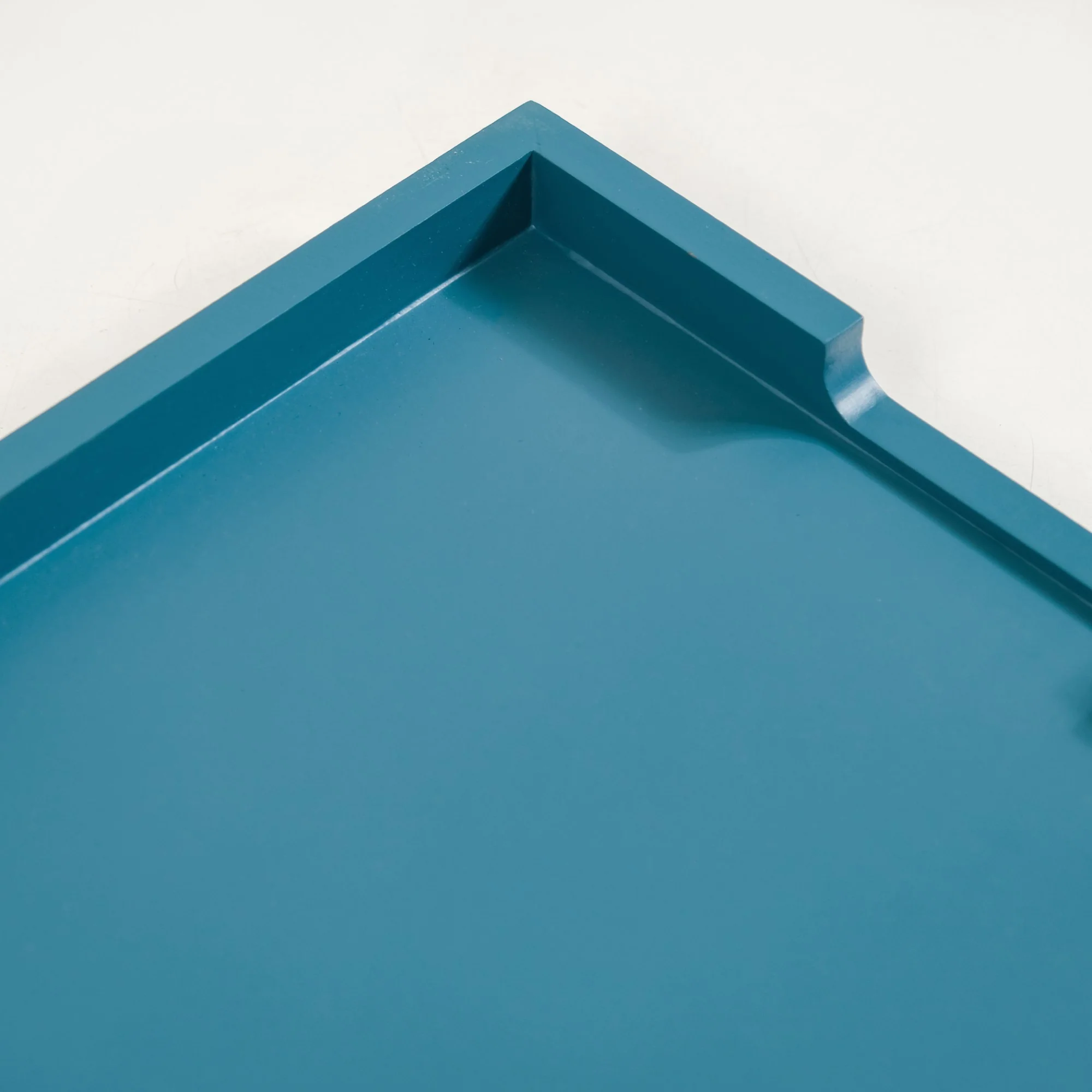 Modern Abstract Art Tray Set Of 2 Blue - Image 7