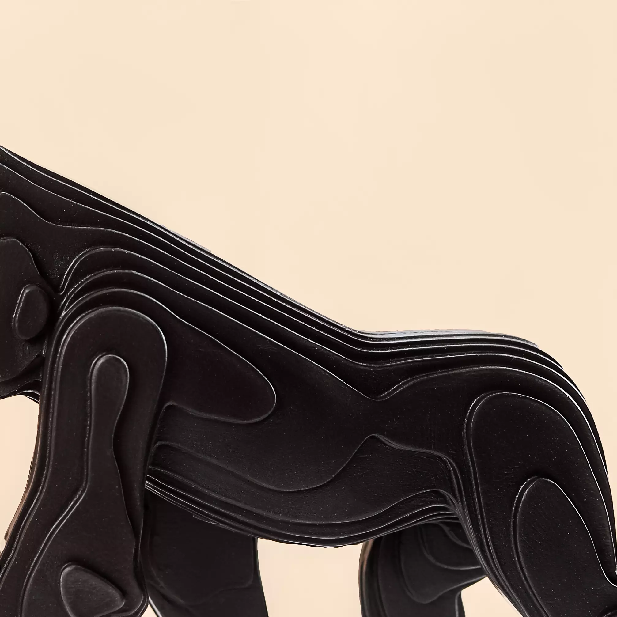 Modern Black Gorilla Showpiece - Image 10
