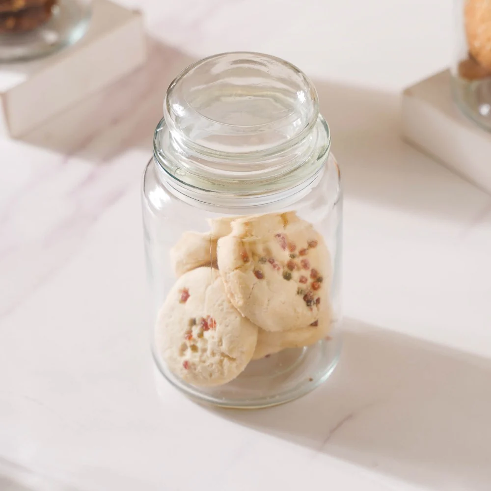 Modern Glass Jar Large Set Of 4 800ml - Image 12