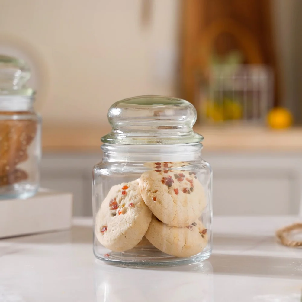 Modern Glass Jar Medium Set Of 4 550ml - Image 12