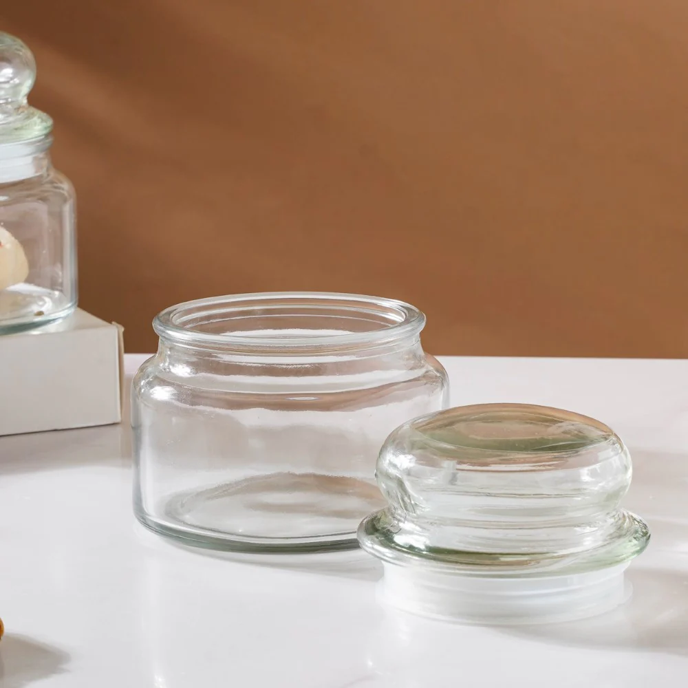 Modern Glass Jar Small Set Of 6 250ml - Image 4