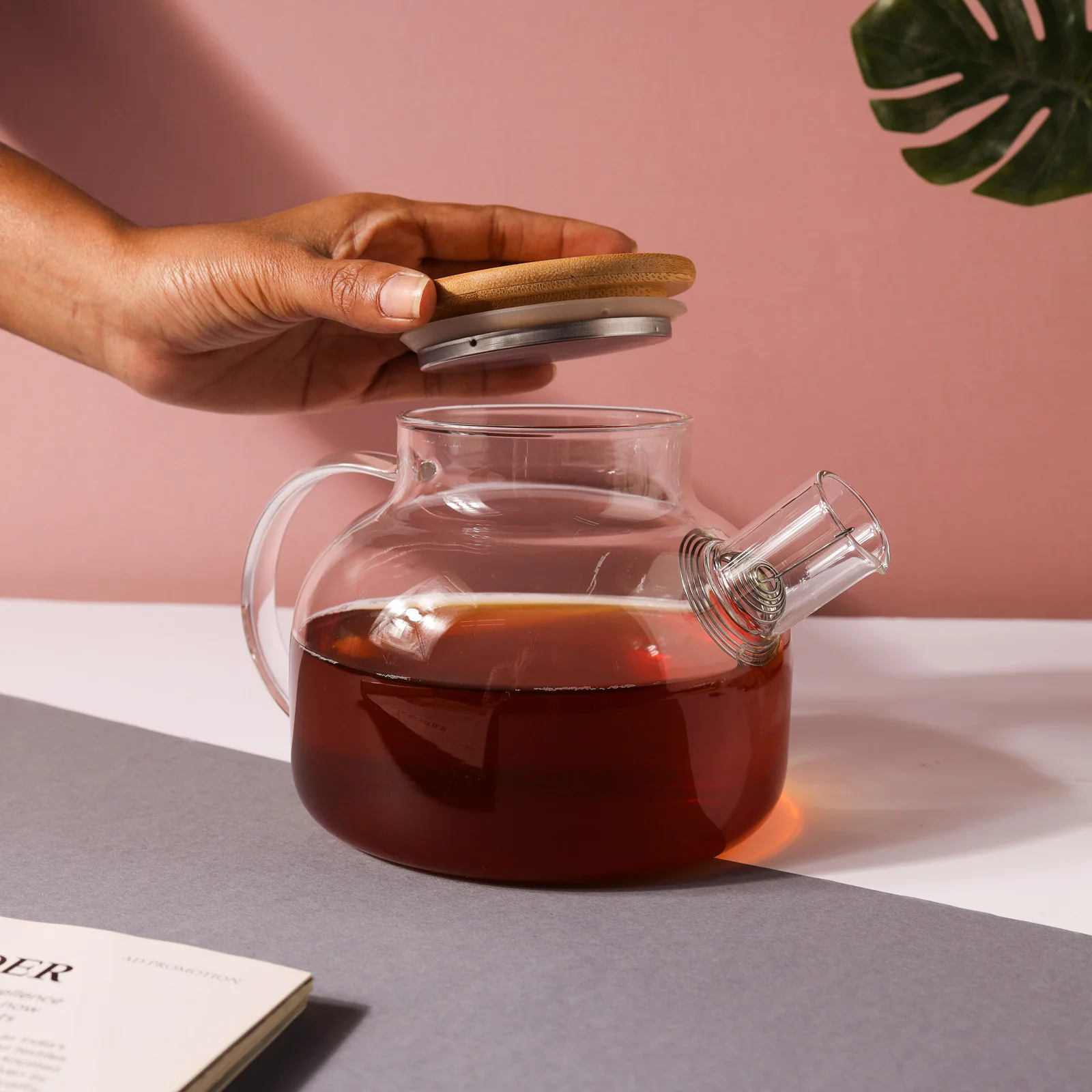 Modern Glass Teapot - Image 3
