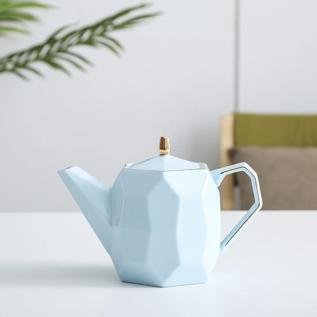 Modern Tea Set Blue - Image 13