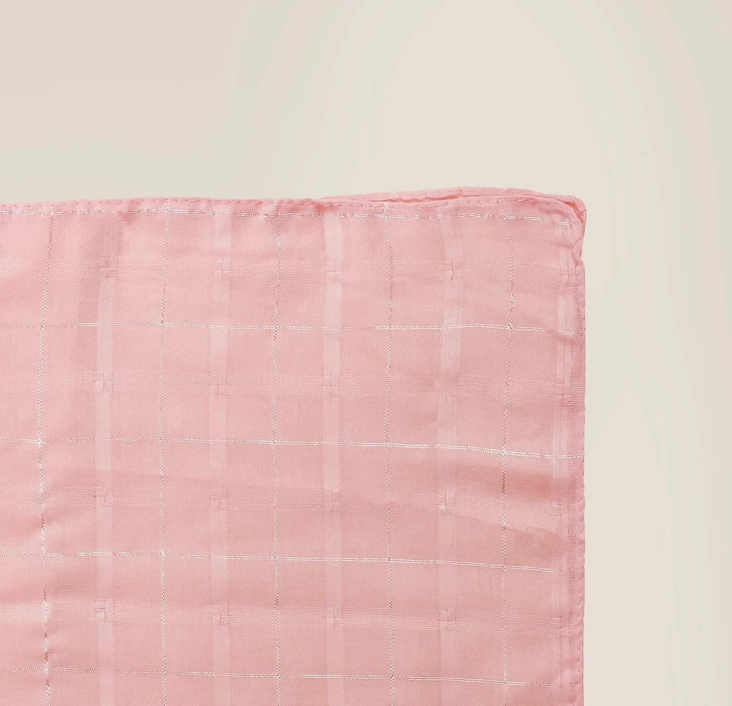 Moire Patterned Stylish Scarf For Women Pink - Image 6