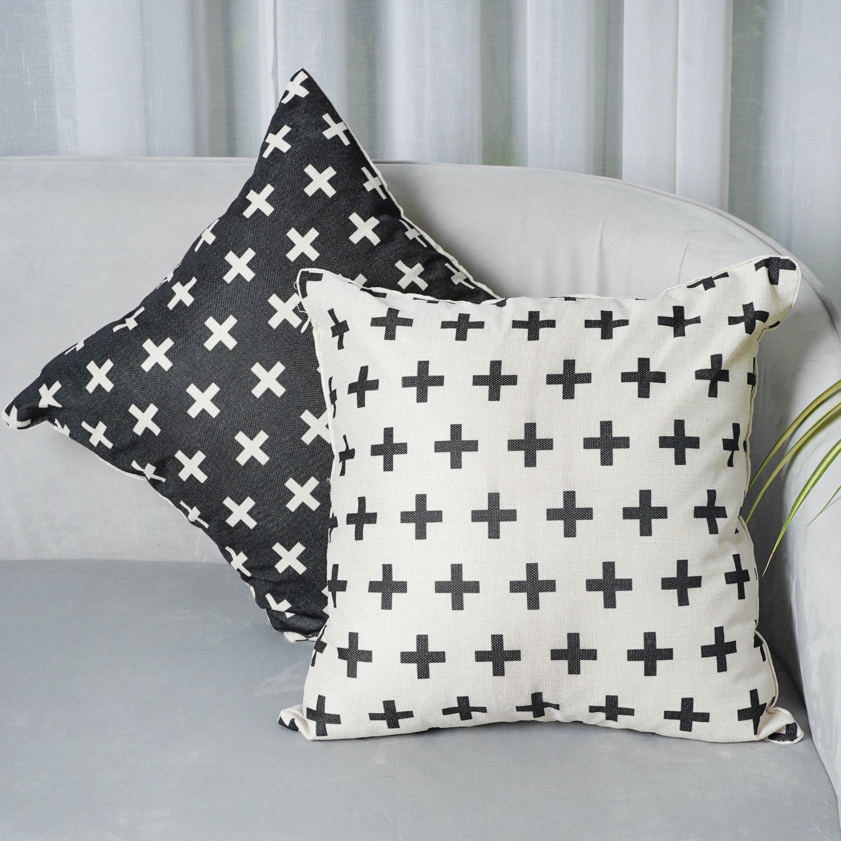 Monochrome Cushion Cover Set of 2 - Image 13