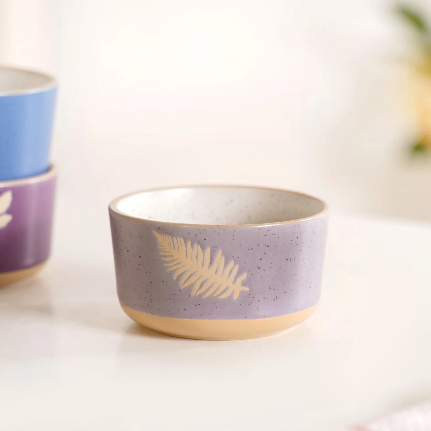 Monsoon Leaf Snack Bowl Set Of 4 180ml - Image 9