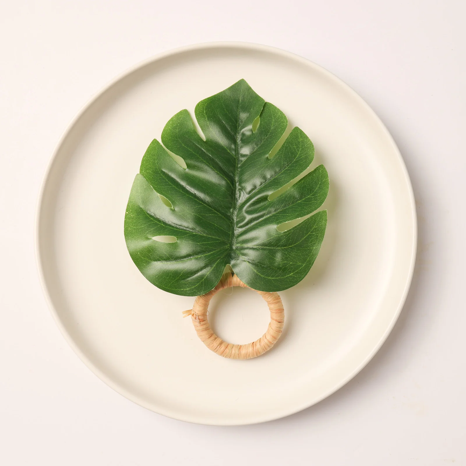Monstera Leaf Napkin Ring - Image 2