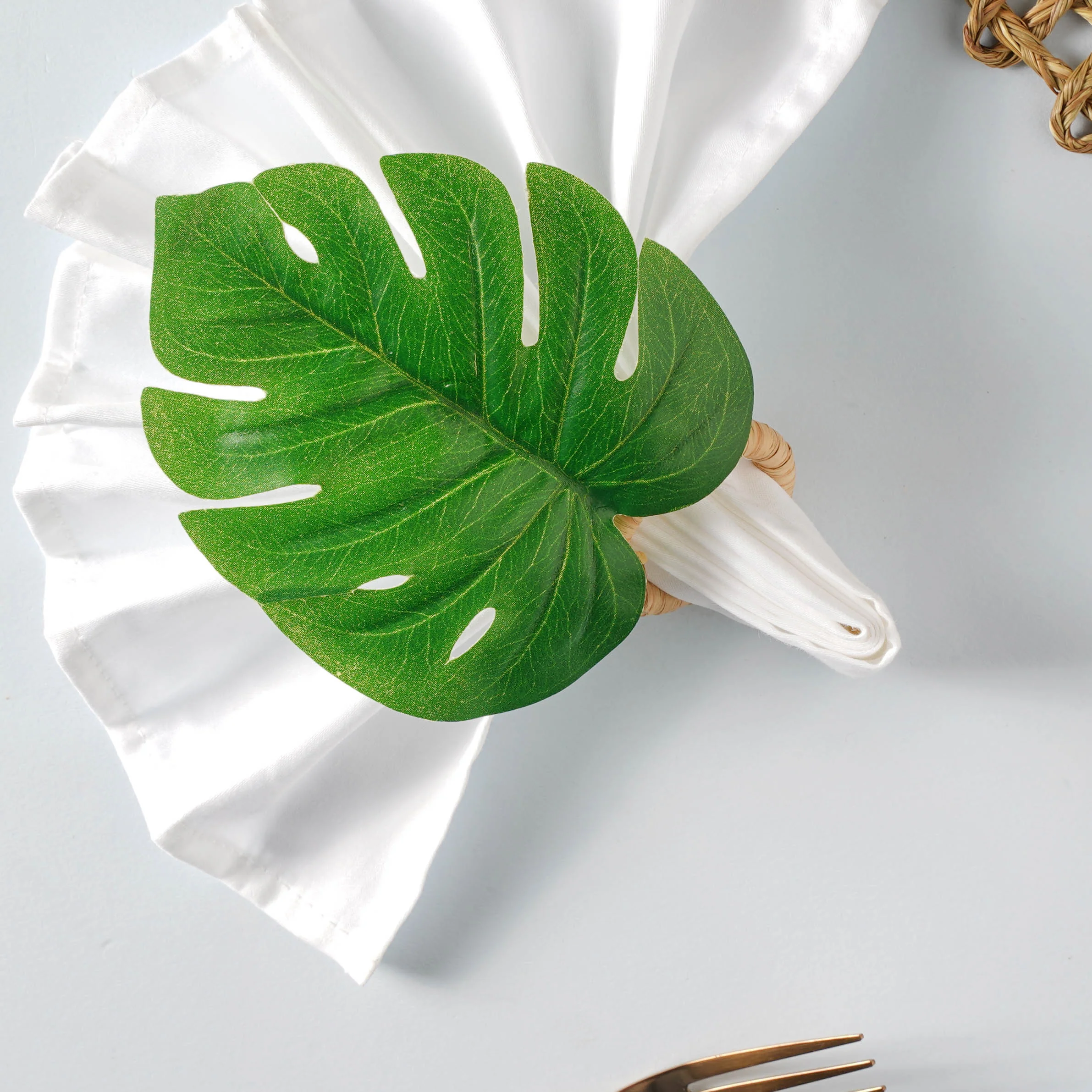 Monstera Leaf Napkin Ring - Image 5