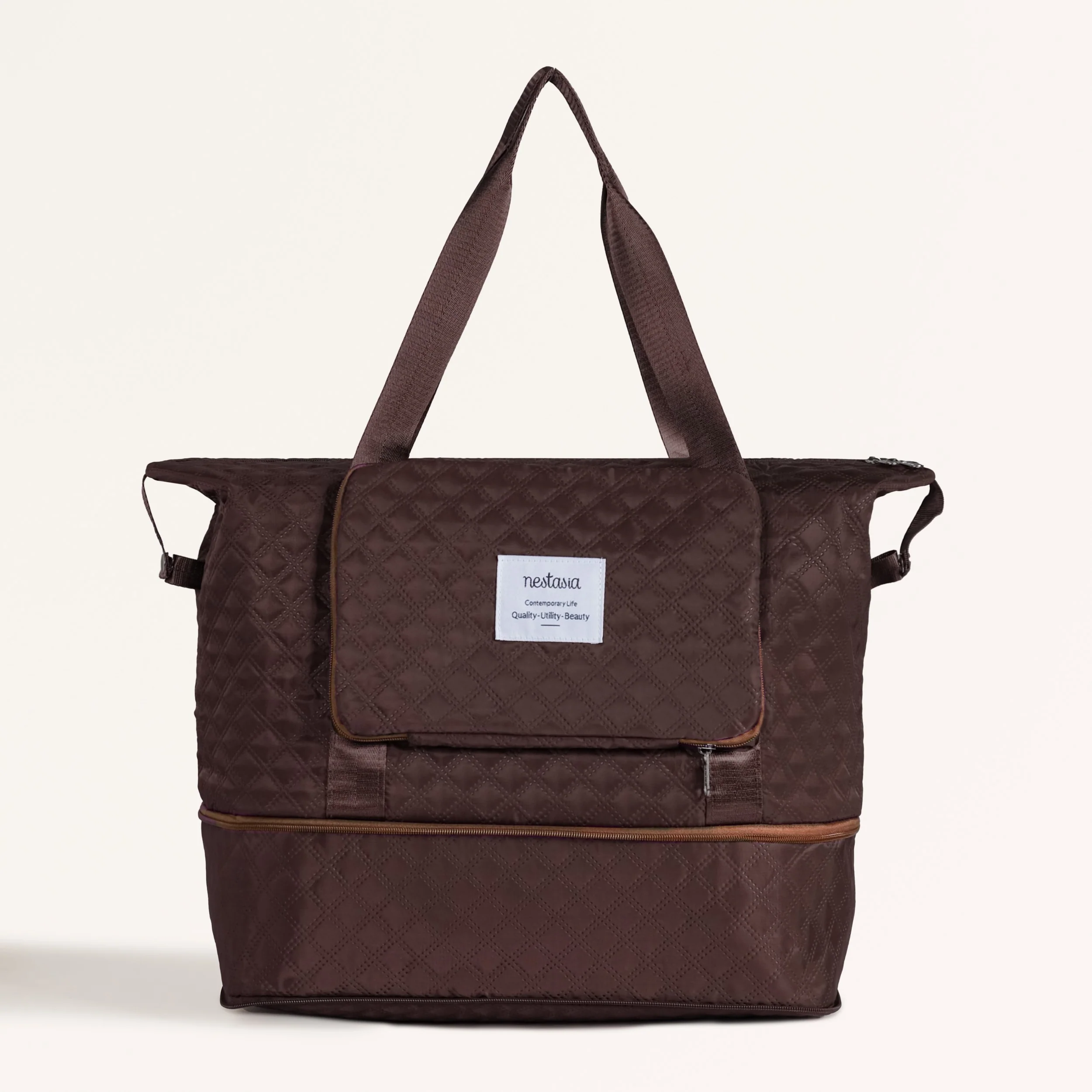 Montara Extendable Foldable Bag Dark Brown