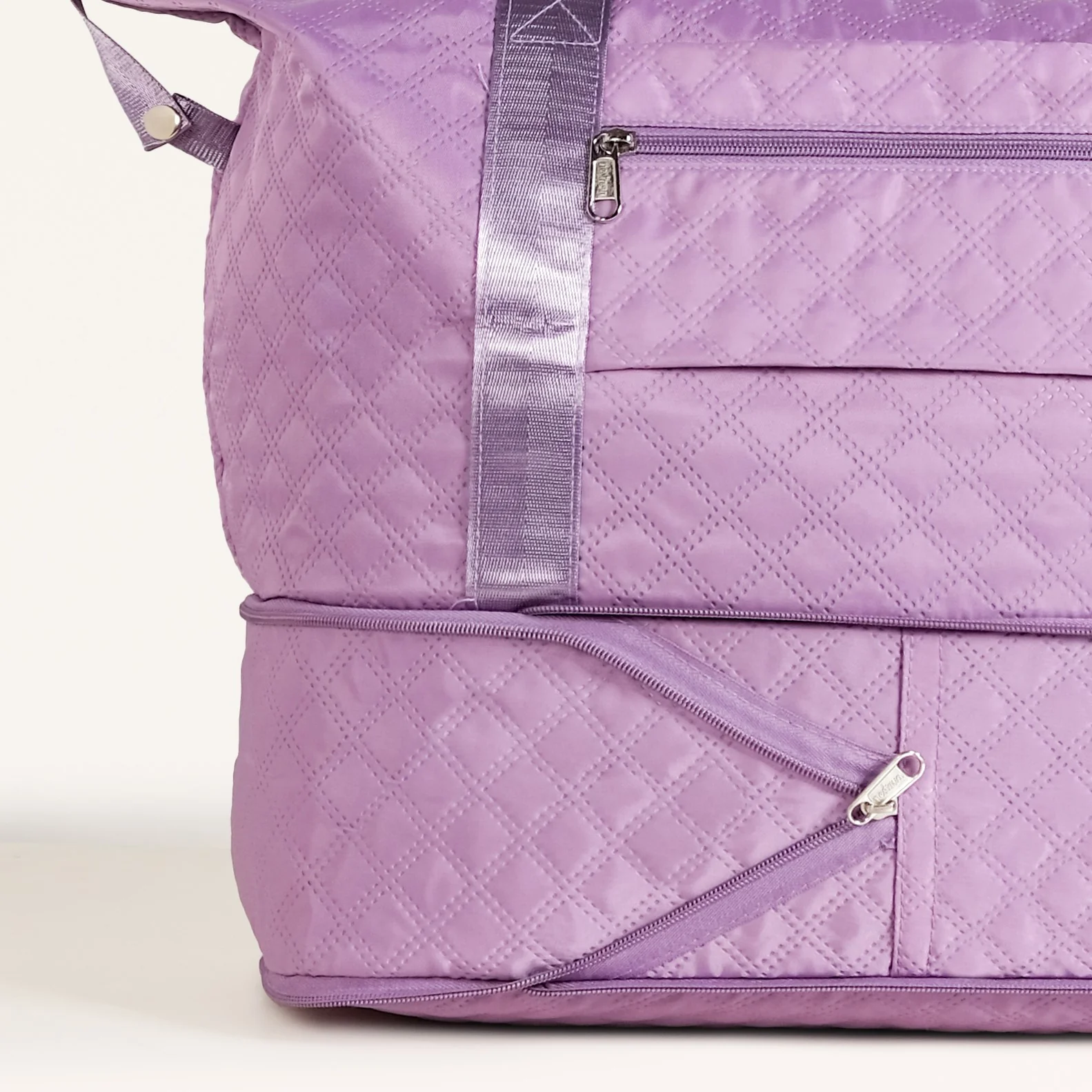 Montara Waterproof Over Night Bag Foldable Expandable Violet - Image 10