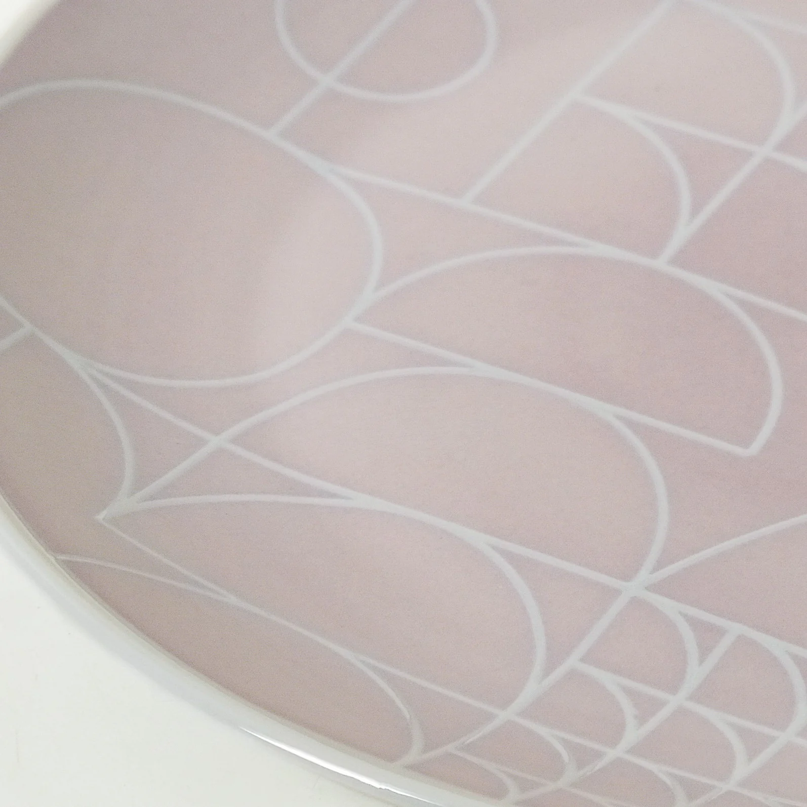 Monvia Modern Art Deco Light Mauve Dinner Plate Set Of 4 10 Inch - Image 7