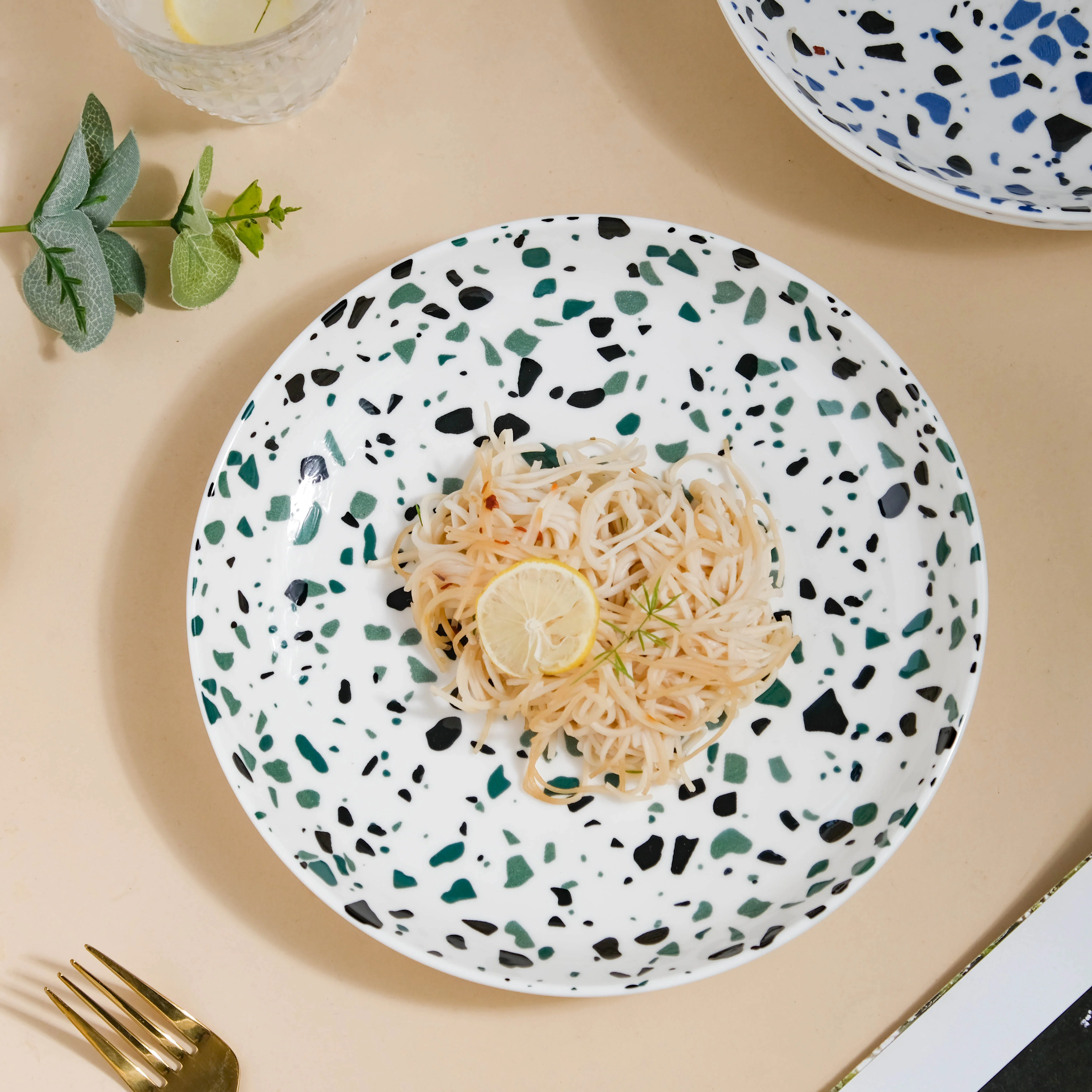 Mosaic Plate Dark Green - Image 5