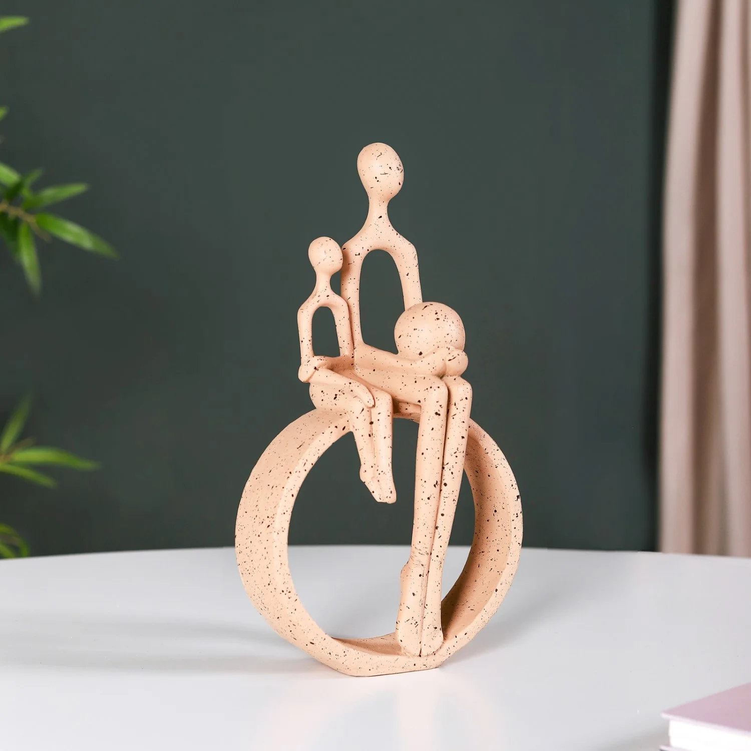 Mother And Child Contemporary Statue - Image 3
