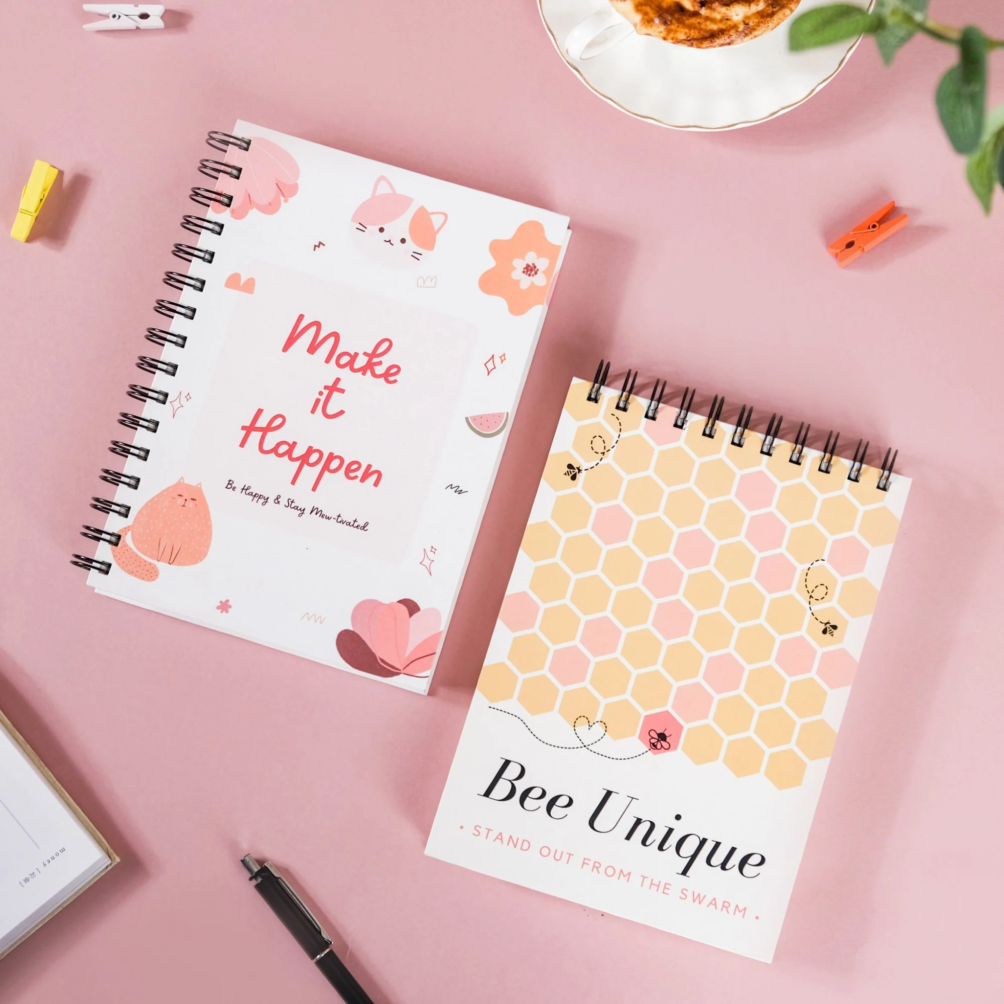 Motivational Planner & Notepad Stationery Set