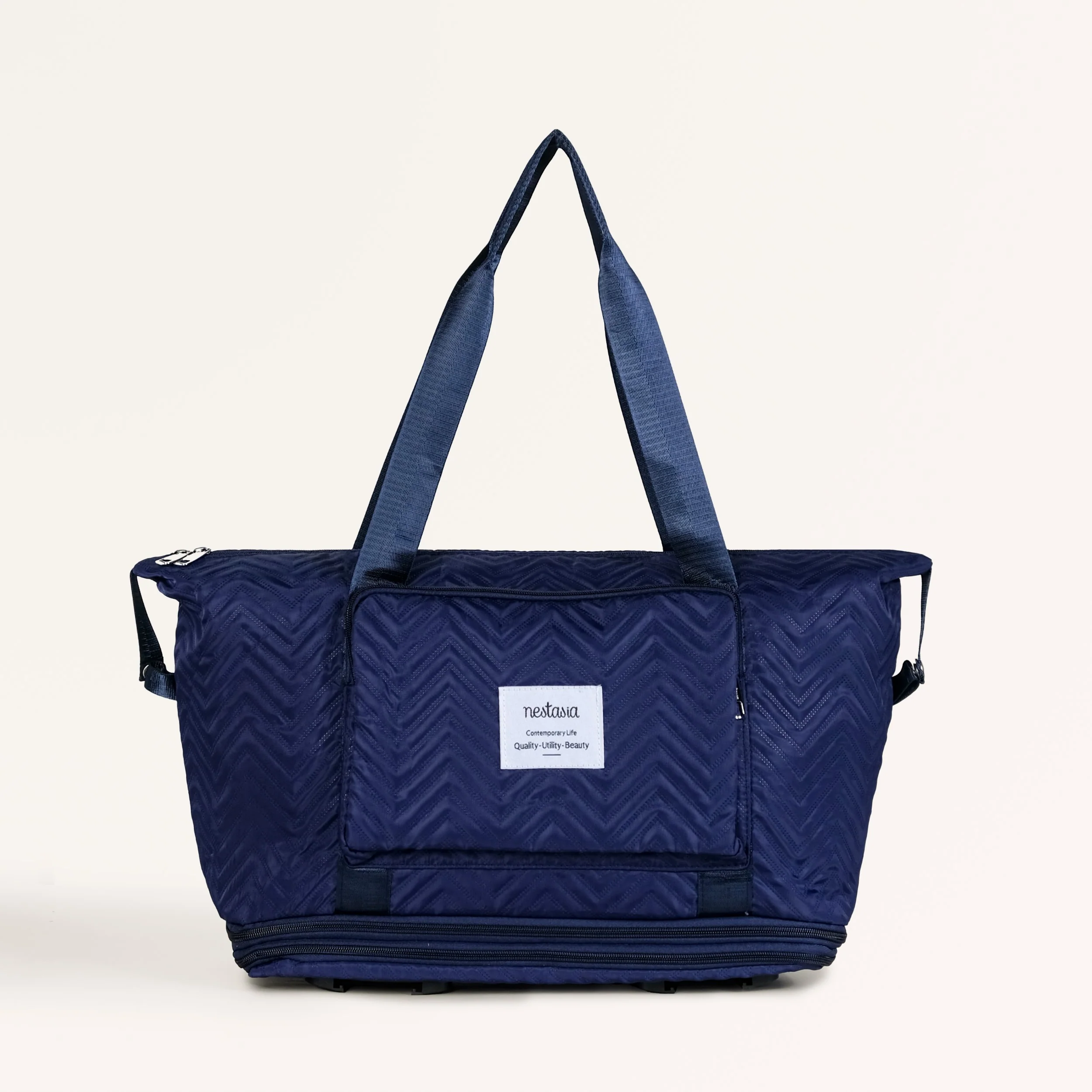 Movo Dual Expansion Travel Bag With Removable Wheels Dark Blue - Image 12