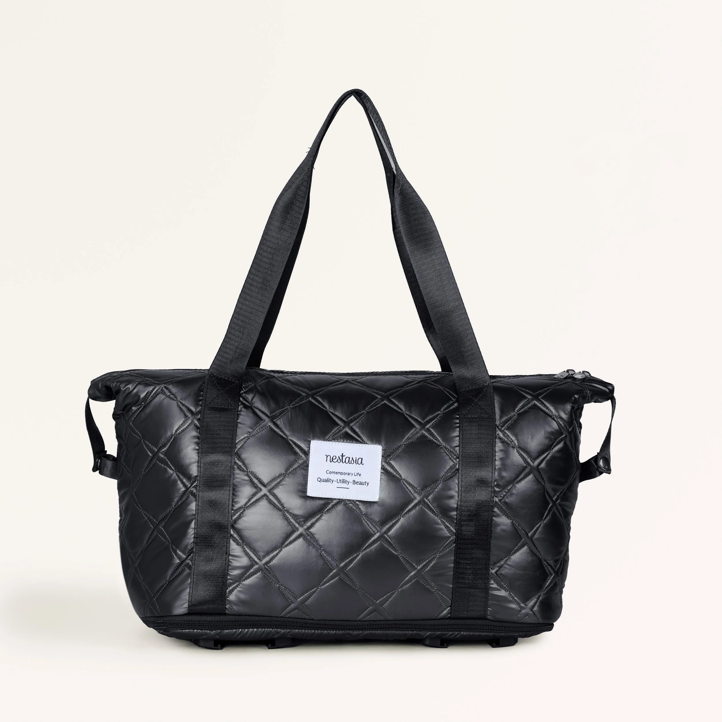 Movo Travel Bag With Removable Wheels Metallic Black - Image 12