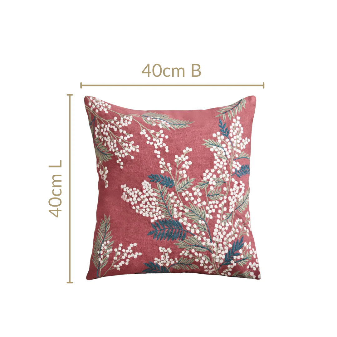 Mulberry Blossom Couch Cushion Cover 40x40cm - Image 4