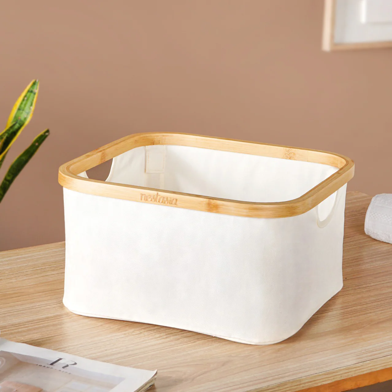 Multi Purpose Cloth Storage Box Off White - Image 7