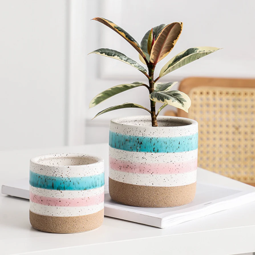 Multicolour Plant Pot Set Of 3 - Image 10