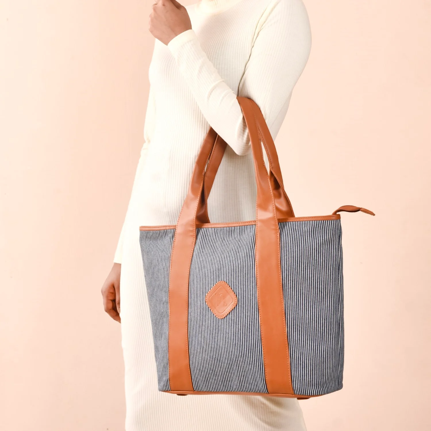 Multipurpose Denim Tote Bag - Image 3