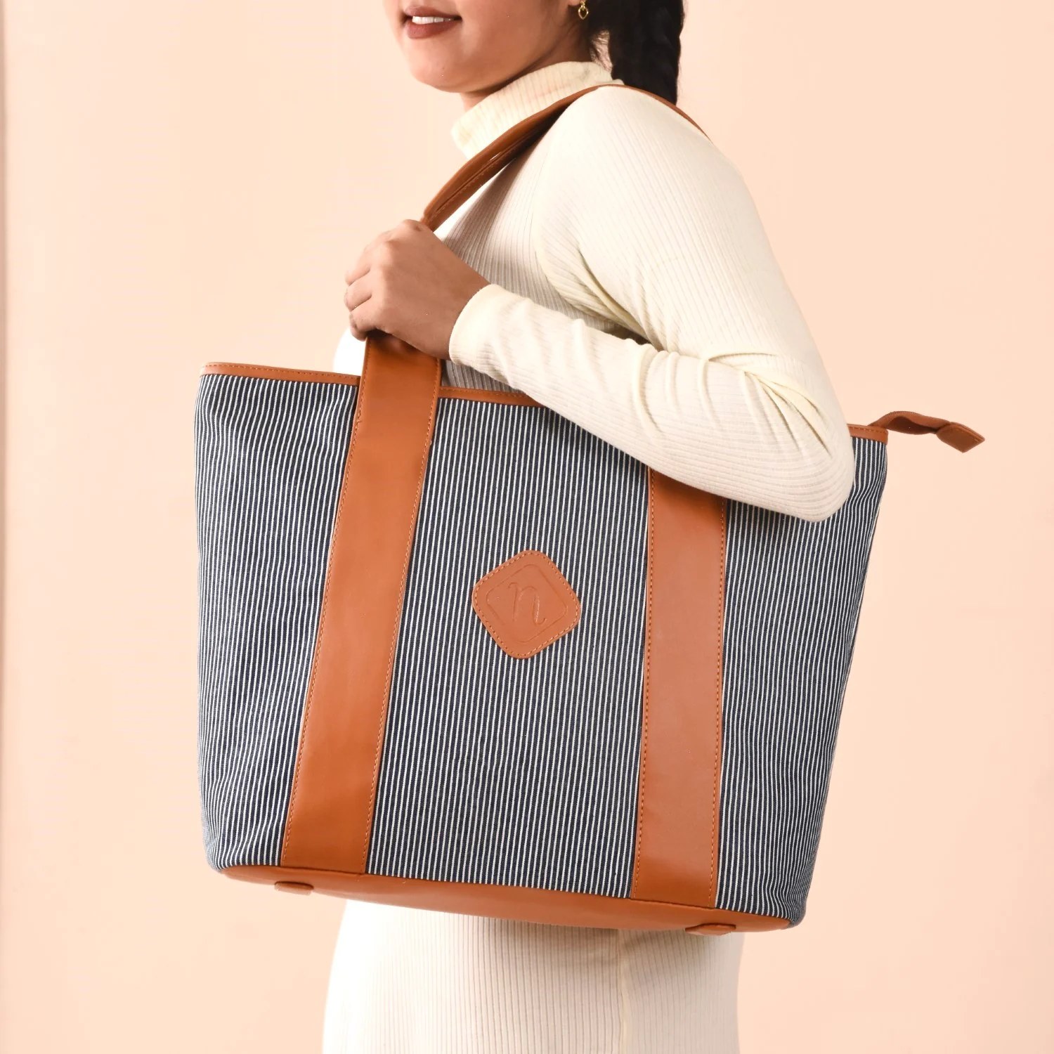 Multipurpose Denim Tote Bag - Image 6