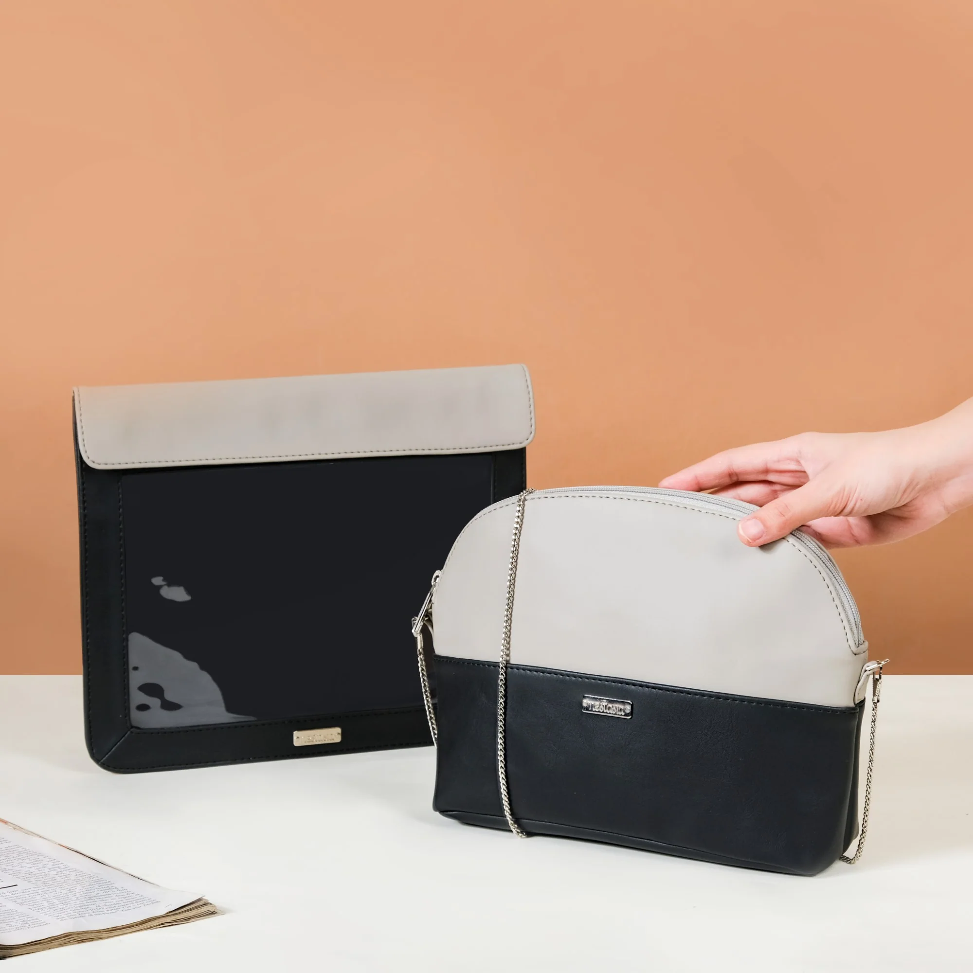 Multipurpose Sling Bag And Sleeve Set Of 2 Black - Image 2