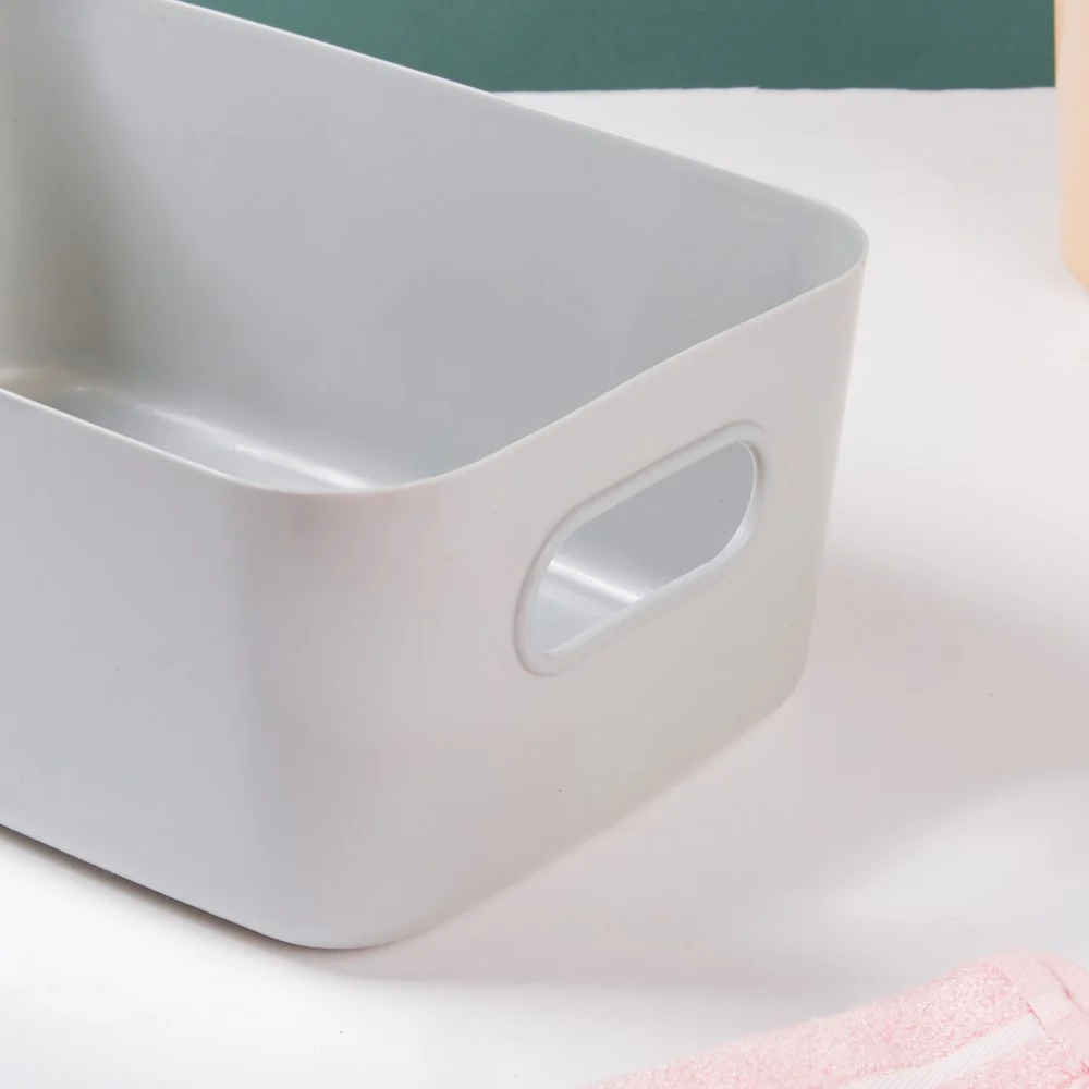 Multipurpose Storage Basket Grey Set Of 2 11 Inch - Image 7