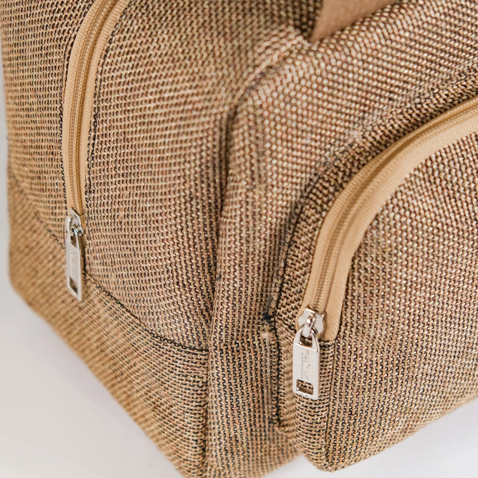 Multipurpose Thermal Insulated Jute Lunch Bag Beige - Image 8