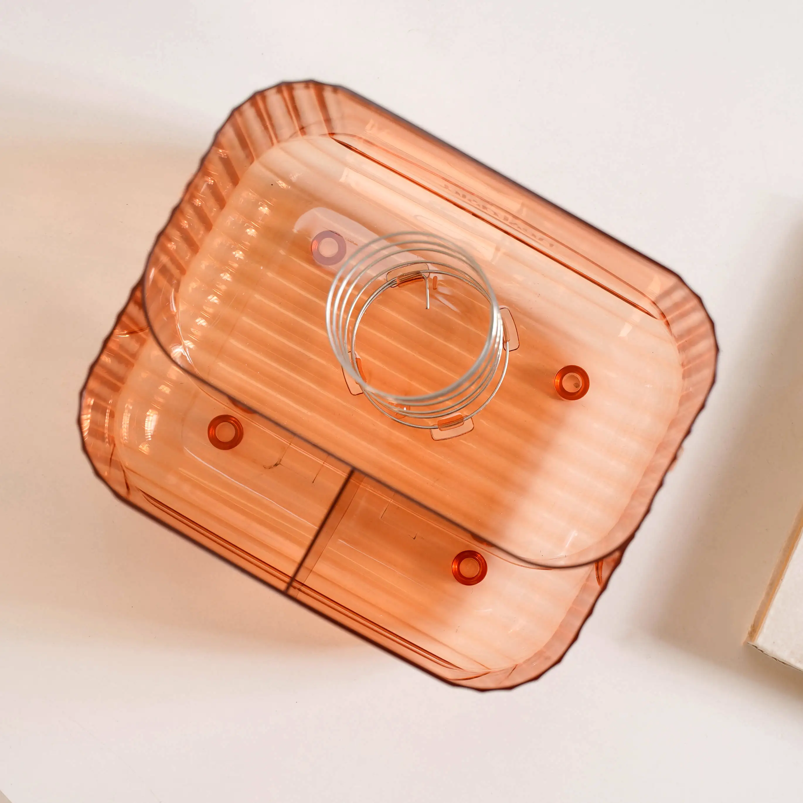 Multipurpose Tissue Paper Box With Compartments Amber - Image 11