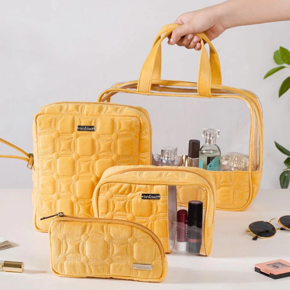 Multipurpose Travel Kit Set Of 4 Yellow - Image 2