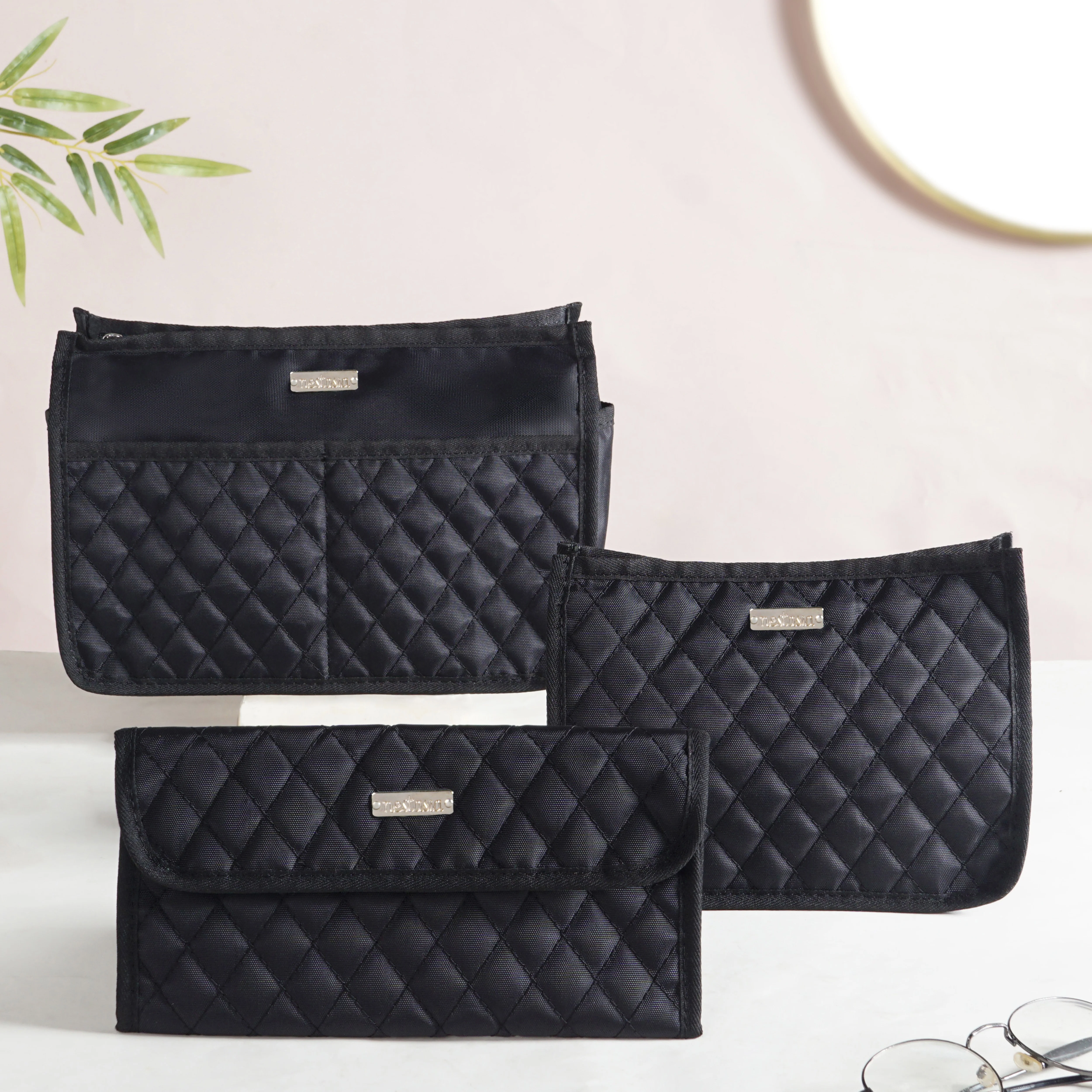 Multipurpose Travel Pouch Set Of 3 Black - Image 8