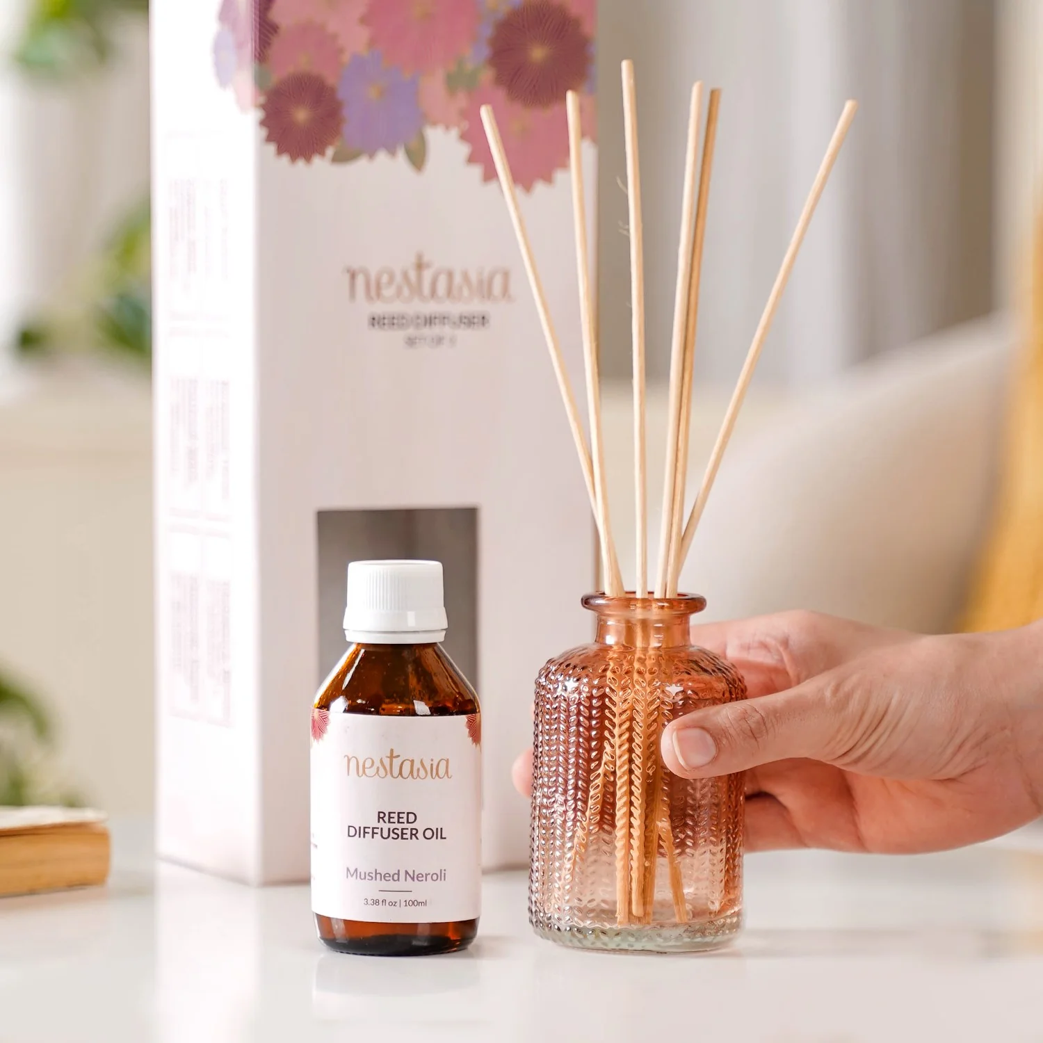 Mushed Neroli Reed Diffuser Gift Set Of 3 - Image 3