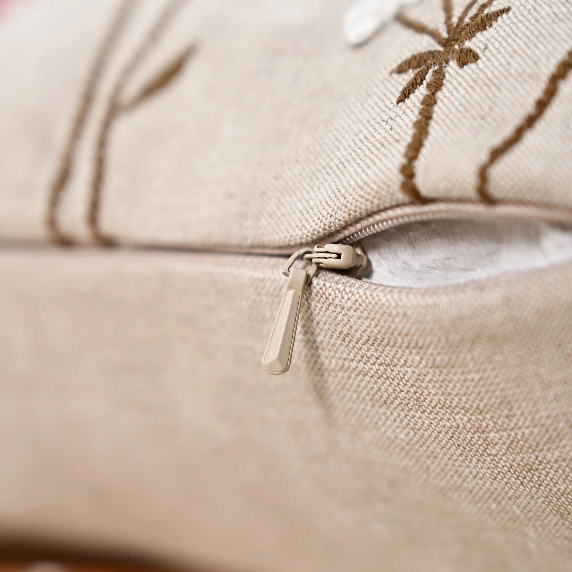 Mushrooms And Dandelions Cotton Cushion Cover 40x40cm - Image 6