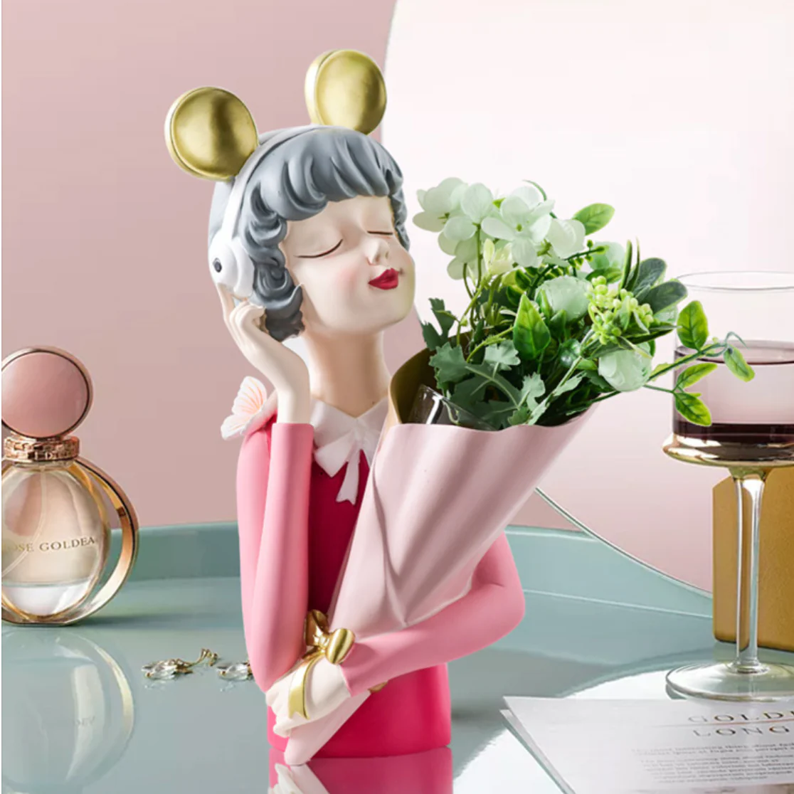 Musical Girl Showpiece Vase - Image 7