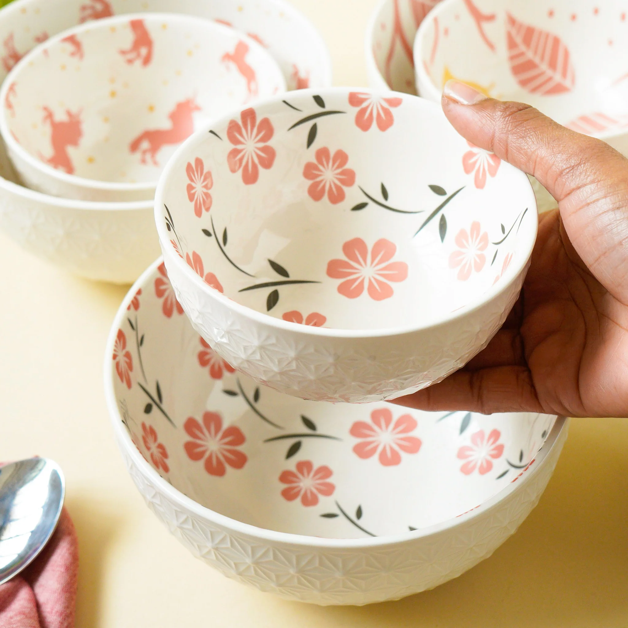 Natura Bowls Pink - Image 12