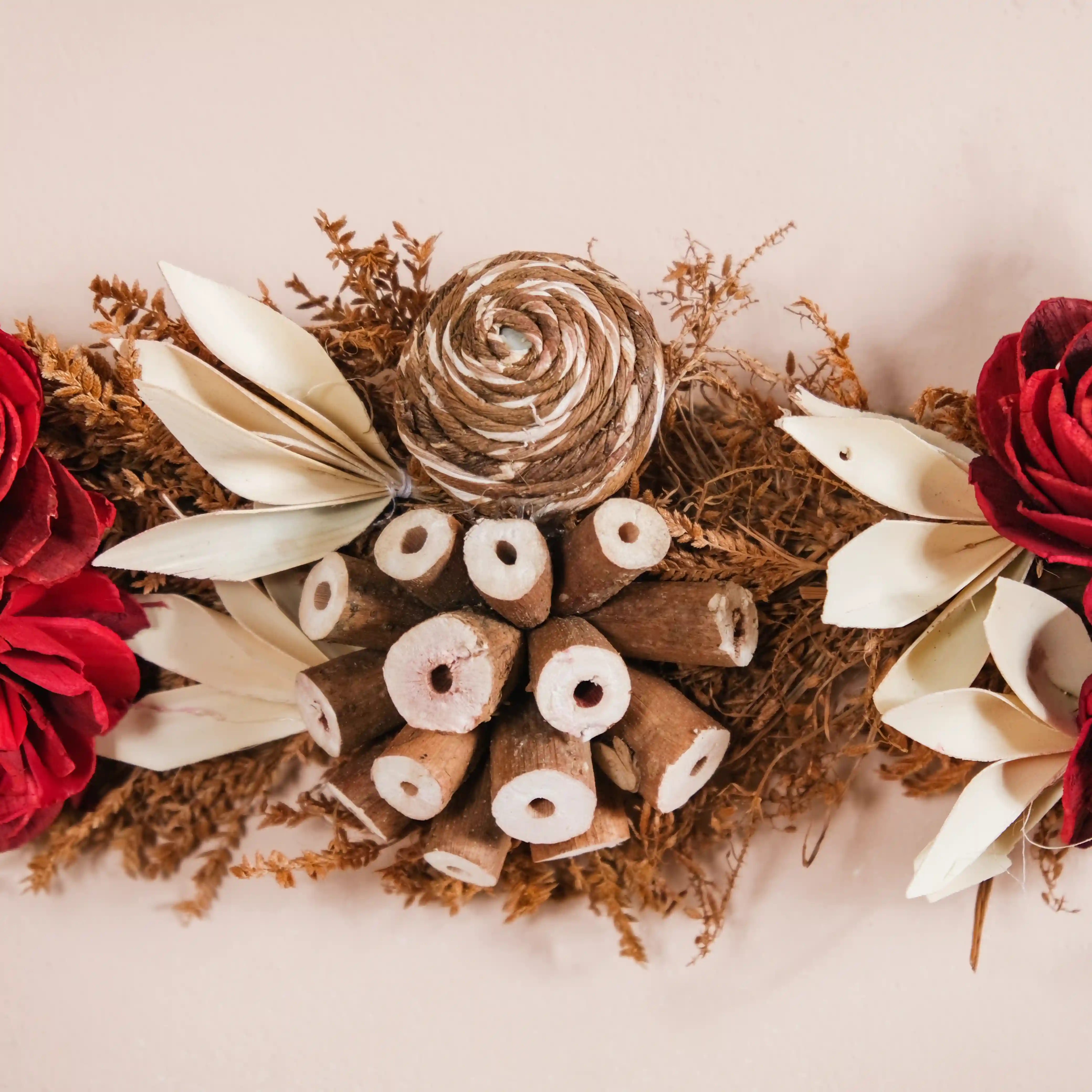 Natural Dried Flowers Door Hanging - Image 3