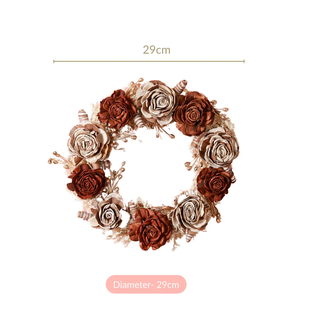Natural Eco Flower Wreath Garland - Image 5