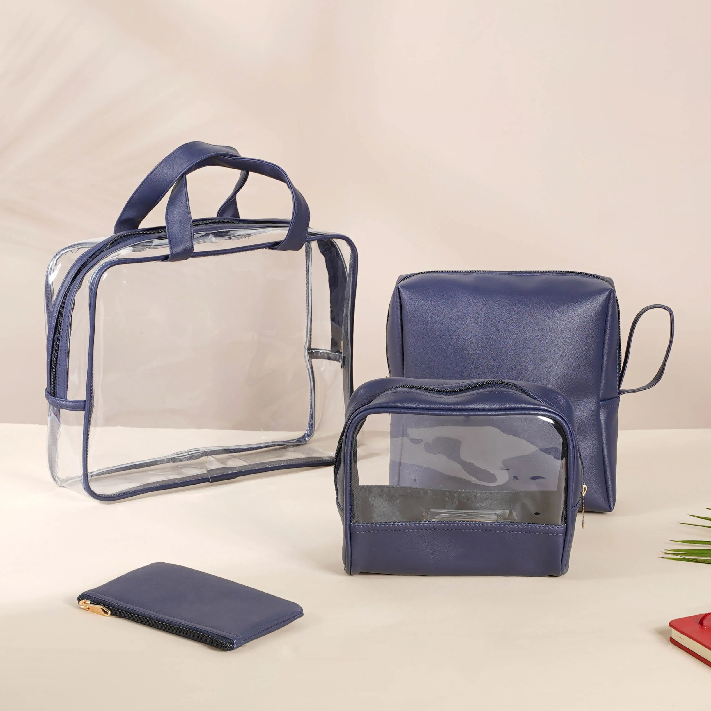 Navy Blue Travel Kit Set of 4 - Image 7